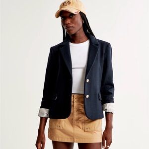 Abercrombie & Fitch Dark Blue Women's Blazer
